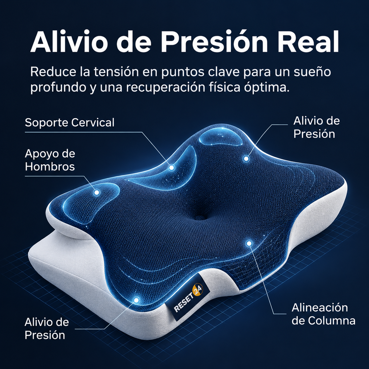 NOCHE — Almohada Cervical de Soporte