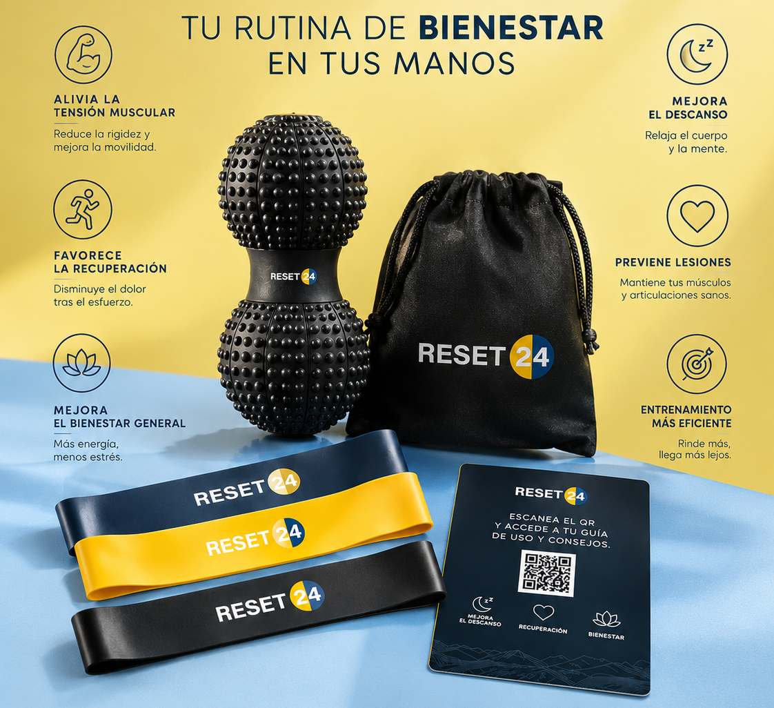 RESET — Kit de Movilidad Diaria (Doble Bola + Bandas)